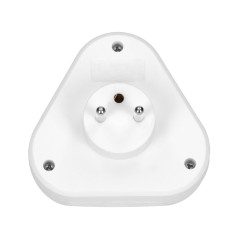 Grenuttag 3x2P+Z, vit