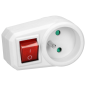 Adapter 2P-Z med strömbrytare