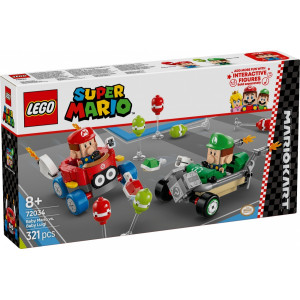 Klocki super mario 72034 mario kart - baby mario kontra baby luigi