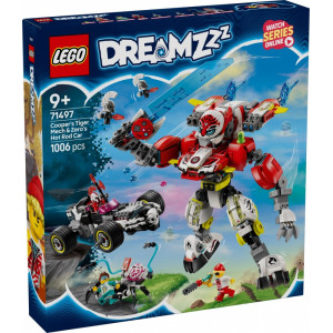 Klocki dreamzzz 71497 tygrysi mech coopera i hot rod zero