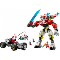 Klocki dreamzzz 71497 tygrysi mech coopera i hot rod zero