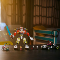 Block dreamzzz 71497 tiger mecha coopera och hot rod zero