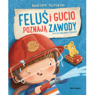 Boken Feluś och Gucio lär sig om yrken.