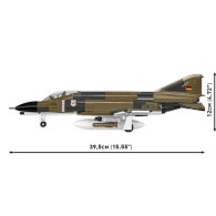 Klocki armed forces f-4f phantom ii 676 elementów