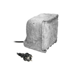 Trädgårdsuttag STEN, 4x2P+Z, gummikabel H07RN-F 3x1,5mm², 3m, 2 driftslägen: automatisk (max 1100W)/manuell (max 3680W)