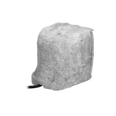 Trädgårdsuttag STEN, 4x2P+Z (schuko), gummikabel H07RN-F 3x1,5mm², 3m, 2 driftlägen: automatisk (max. 1100W)/manuell (max.