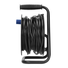 Förlängningssladd MINI, 4 uttag 2P+Z (schuko), metallställ, polyvinylklorid H05VV-F 3x1mm² - 15m