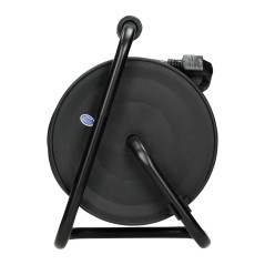 Förlängningssladd MINI, 4 uttag 2P+Z (schuko), metallställ, polyvinylklorid H05VV-F 3x1mm² - 15m