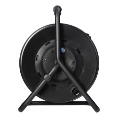 Förlängningssladd med 4 uttag 2P+Z (Schuko), PVC-kabel H05VV-F 3x1,5mm², längd - 50m, FASTA UTTAG, termisk, spårskydd.