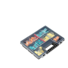 Monteringssats HOUSE, 123 delar. Tryckanslutningar: 30x 2-ledare, 30x 3-ledare, 25x 4-ledare, 20x 5-ledare, 10x 6-ledare, 8x 8-l