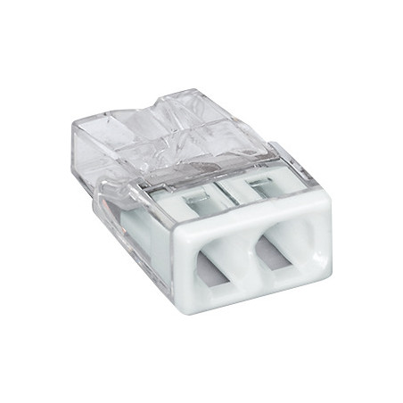 Anslutningsklämma Wago 2-polig, modell: 2273-202, för 0,5-2,50mm2, 5 st.