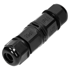 Kabelanslutningsdon rak IP68, 3x4mm², 450V/25A