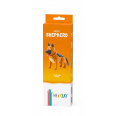 Plastilina hey clay figur hund tysk herdehund