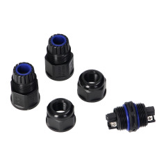 Kabelanslutningsdon rak IP68, 3x4mm², 450V/25A