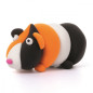 Plastilin hey clay figurin av fluffiga djur, marsvin
