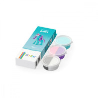Plastilina hey clay enhörningar 3-pack, regnbåge
