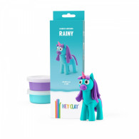 Plastilina hey clay enhörningar 3-pack, regnbåge