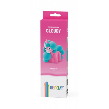 Plastilin hey clay enhörningar 3-pack, molnig