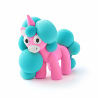 Plastilin hey clay enhörningar 3-pack, molnig