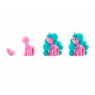 Plastilin hey clay enhörningar 3-pack, molnig