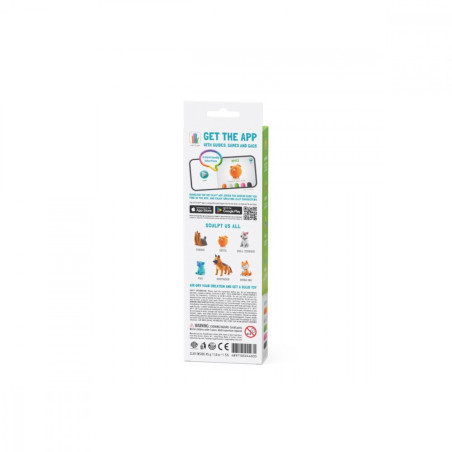 Plastilin hey clay hundar spetsar