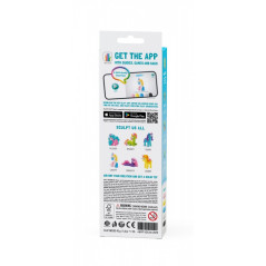 Plastilin hey clay enhörningar 3-pack, ljus