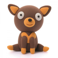 Plastilinler hey clay figurerar fluffiga djur, chihuahua