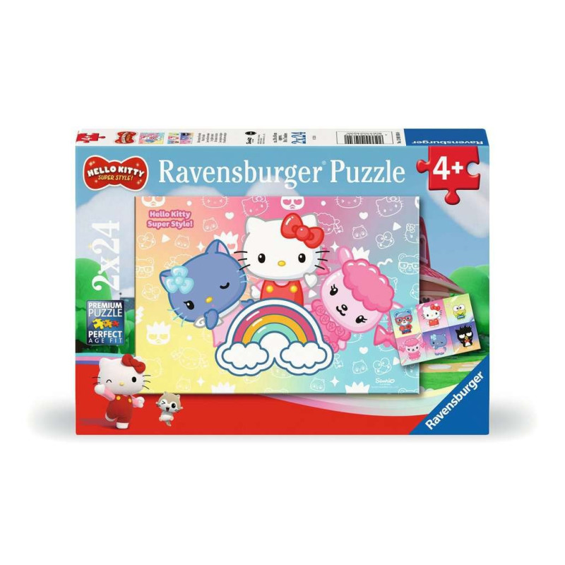 Pussel 2x24 element Hello Kitty