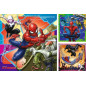 Pussel med 3x49 element Spiderman