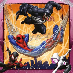 Pussel med 3x49 element Spiderman | HandlaSmidigt.se