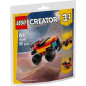 Klocki creator 30691 har en liten monstertruck som kan byggas om.