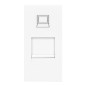 NÅGRA RJ45, modulärt uttag 22,5x45mm RJ45 cat 5e, vitt