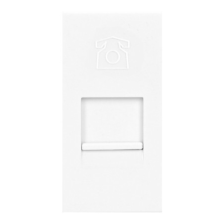 NÅGRA RJ11, modulärt uttag 22,5x45mm telefonuttag RJ11, vitt