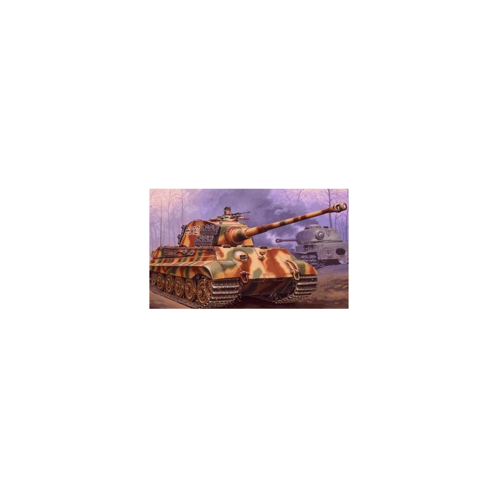 Modell av plast Tiger II Ausf. B