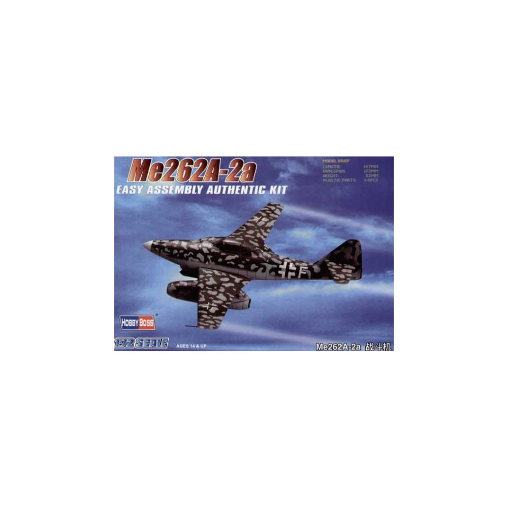 Modell av plast Me262A-2a