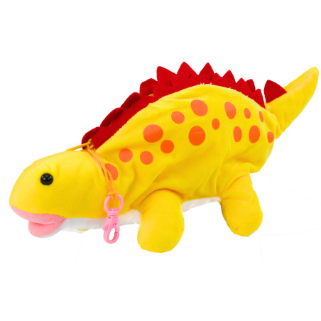 Mjuk Dinosaurie Pennfodral Förvaringsfack Hängande Gul