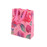 Torba Prezentowa Flamingi Różowa 30,5cm x 24,5cm x 10cm