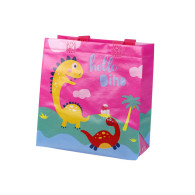 Torba Prezentowa Dinozaur Różowa 23cm x 21,5cm x 11cm