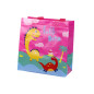Presentpåse Dinosaurie Rosa 23cm x 21,5cm x 11cm