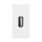 NÅGRA USB-data, modulärt uttag 22,5x45mm USB-data 2.0, stift, vita