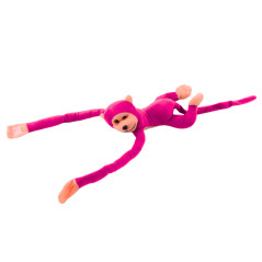 Mascot Plysch Apa med Ljud Mörkrosa 80 cm | HandlaSmidigt.se