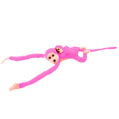 Mascot Plysch Monkey med Baby Pink 70 cm | HandlaSmidigt.se