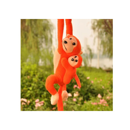 Plysch Maskot Apa honung Barn Orange honung Lyud 70 cm | HandlaSmidigt.se