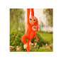 Plysch Maskot Apa honung Barn Orange honung Lyud 70 cm