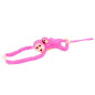 Mascot Plysch Monkey med Baby Pink 90 cm