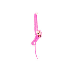 Mascot Plysch Monkey med Baby Pink 90 cm | HandlaSmidigt.se