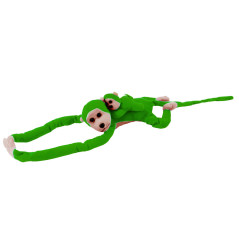 Plyschmaskot apa med babygrön 90 cm | HandlaSmidigt.se