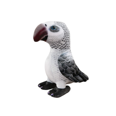Maskot Plus Grå Papegoja 20 cm