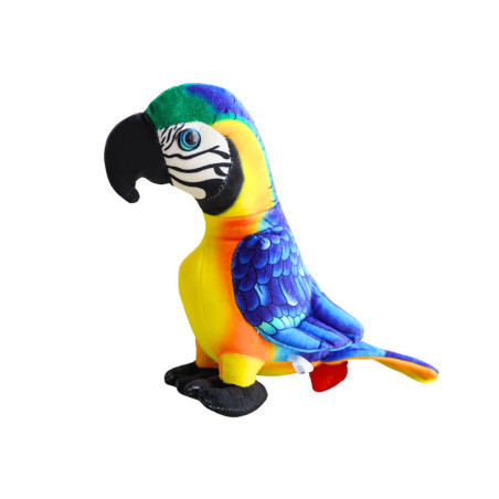 Maskot Plus Plysch Papegoja Gul 20 cm