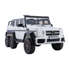 Bil på batteri Mercedes G63 6x4 24V Vit | HandlaSmidigt.se